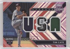 2018 Panini Elite Extra Edition USA Materials Purple /25 Tim Cate #USAM-TC