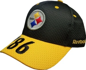 Pittsburgh Steelers Hines Ward 86 NFL Reebok Black/Gold Hat - Youth Fits Most - Picture 1 of 1