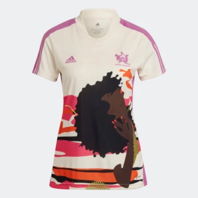 ADIDAS THEBE MAGUGU Damen Adidas Tiro X Thebe Magugu Jersey T-Shirt verschiedene Größen