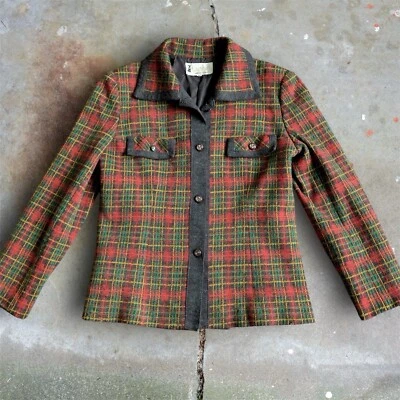 Blazer vintage Lapine Tokyo Osaka forrado a cuadros talla S japonés 11 multicolor Foto 1 de 4