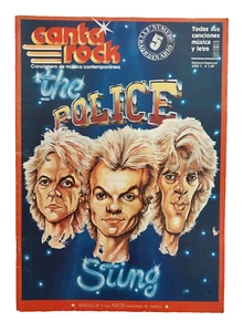 1985 The Police Sting Canta Rock Magazin seltene Argentinien Sonderausgabe mit Poster - Bild 1 von 10
