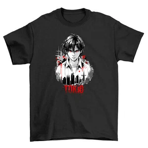 Tokio Anime Man T-shirt - Epic Blood-Soaked Adventure! Funny Unisex Design, Idea - Picture 1 of 46