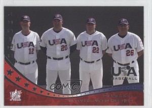 2007 USA Baseball Jason Hisey Scott Knight Jon Wente Victor Solis #49