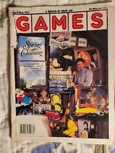 GAMES magazine APRIL/MAY 1987 Vol. 11 No. 3 -Hidden images, Signature quiz, etc - Picture 1 of 2