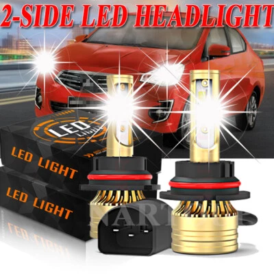 2x HB5/9007 LED Headlights Light Bulbs Kit  Mitsubishi Mirage G4 2017-2020 Foto 1 de 4