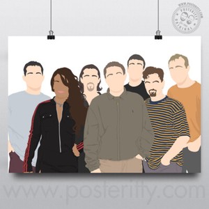 HAPPY MONDAYS Minimalist Madchester Poster  Music Minimal Shaun Ryder Art MCN