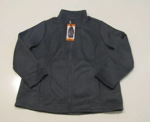 32 DEGREES Blue Full Zip Faux Wool Jacket Sz XX-Large XXL NWT Womens - Picture 1 of 2