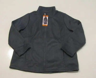 32 DEGREES Blue Full Zip Faux Wool Jacket Sz XX-Large XXL NWT Womens - Image 1 of 2