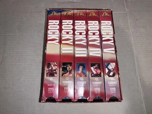 The Rocky Anthology VHS (5-Tape Set) - Picture 1 of 11