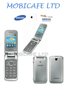 Brand New Samsung GT-C3592 Flip Mobile Phone Unlocked -  Silver