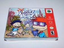 RUGRATS IN PARIS THE MOVIE - AUTHENTIC Nintendo N64 2000 - RARE HTF COMPLETE CIB