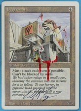 Juggernaut Revised PLD Uncommon Artist Signed Altered CARD (sa4983) ABUGames