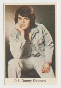 Donny Osmond 1978 Swedish Samlarsaker Trading Card #718. E5 - Picture 1 of 2