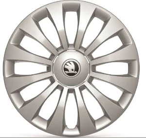 Original Skoda Fabia 3 / Rapid Satz Kunststoff Radzierblenden Radkappen 15 Zoll - Bild 1 von 1
