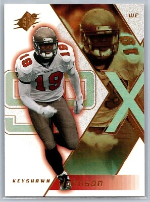 2000 UPPER DECK SPX FOOTBALL 84 KEYSHAWN JOHNSON BUCS - Image 1 of 2