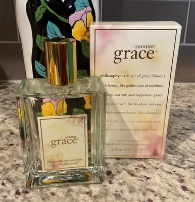 Philosophy SUMMER GRACE Spray Fragancia Eau de Toilette 4 fl oz/ 120 ml Nuevo en caja Foto 1 de 3