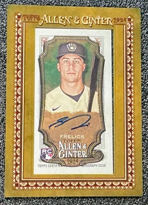 Sal Frelick 2024 Topps Allen Ginter #MA-SF Framed Bronze Mini Auto  (RC, AU, SP) - Picture 1 of 2