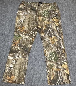 Realtree Edge Camo Cargo Pants Mens Large 36/38 Pockets Hunting Outdoors - Picture 1 of 11