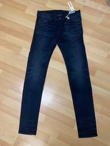 NWT MEN DIESEL SLEENKER STRETCH DENIM 0RZ70 INDIGO BLUE SKINNY W28 L32 H5.5 - Picture 1 of 8