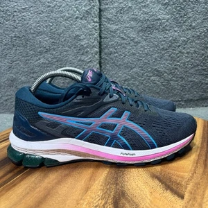Asics GT-1000 Damen-Laufschuhe marineblau pink blau Größe 9 - Bild 1 von 12