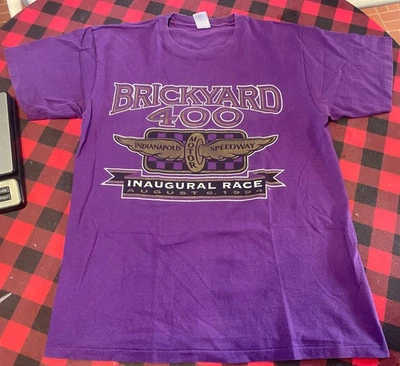 Logo 7 Tshirt Brickyard 400 Inaugural Race 1994 Indianapolis Speedway NOTE…#708 - Image 1 of 4