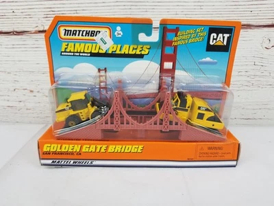 Matchbox Famous Places Мост Золотые Ворота CAT Интегрированный Перевозчик Инструментов Дорожный Ролик - Изображение 1 из 4