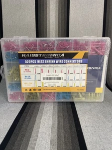 Conectores de cable termorretráctiles de grado marino Haisstronica 520 piezas - Imagen 1 de 15