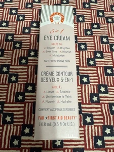 FAB * First Aid Beauty (5-in-1) Eye Cream (0.5oz) - Picture 1 of 5