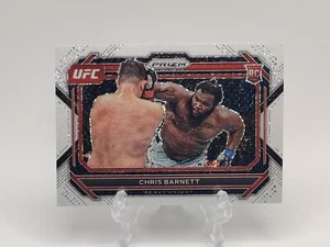 2023 Panini UFC Prizm Chris Barnett #10 Rookie Card White Sparkle Parallel SSP - Picture 1 of 2