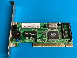 Compaq MPX EN5038 PCI 10/100 Network card LAN RJ-45 FC-515 2K1BH UTP Controller - Picture 1 of 3
