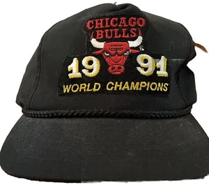 Mütze Chicago Bulls (NEU) Sports Specialties 1991 Weltmeister Druckknopflasche mit Etikett - Bild 1 von 7