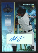 2003 Donruss Champions Autograph #288 Nook Logan AUTO 015/500 Detroit Tigers