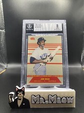 1987 Fleer Headliners Baseball Card #6 Jim Rice HOF Boston Red Sox BGS 8