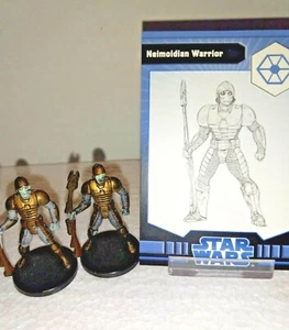 Star Wars Miniatures NEIMOIDIAN WARRIOR 16 29/40 SET OF 2 - Imagen 1 de 2