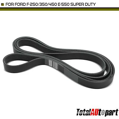 Correa Serpentine para cosechadora Ford F-250/350/450/550 E-550 Super Duty 122,17 pulgadas Foto 1 de 4