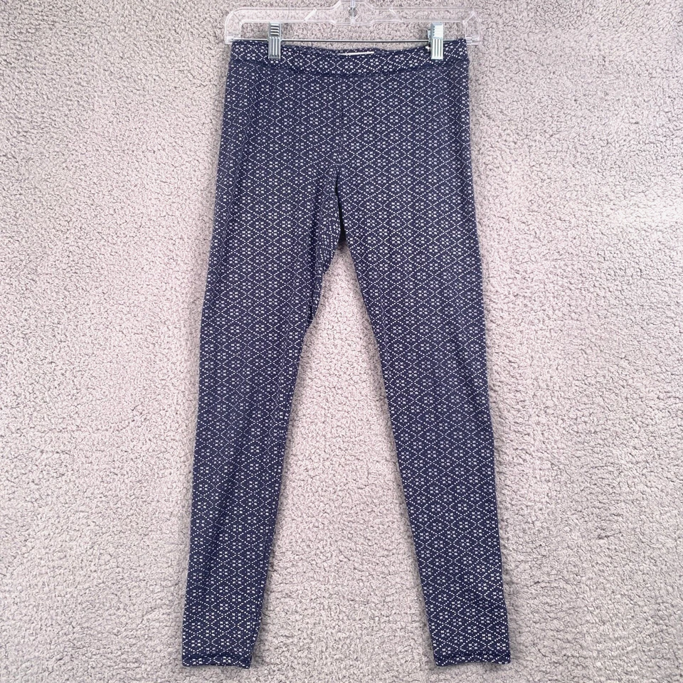 Leggings femininas Abercrombie & Fitch KIDS tamanho XL elástico geométrico ioga treino - Imagem 1 de 4