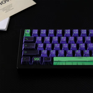 PBT EVA Animation Theme Keyboard Keycaps Cherry Profile Set For MX wooting - Picture 1 of 25
