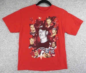 2012 WWE WrestleMania Print Graphic Tee Red Kids T-Shirt Size L Large John Cena - Picture 1 of 7