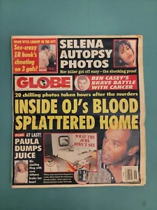 Selena Quintanilla Photos “Globe” Scarce Magazine November 1995. - Picture 1 of 6