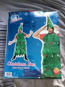 Christmas Tree Costume and Hat set Deluxe Fancy Dress Unisex One size fits most - Picture 1 of 8