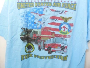 USAF Prime Beef Air Force Professional Fire Fighters T-Shirt Mens XL - Picture 1 of 13