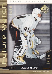 2006-07 SP Authentic Hockey Limited #250 David McKee 078/100