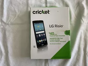 NEU LG Risio 4G LTE Cricket Wireless grau schwarz OPEN BOX - Bild 1 von 11