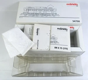 Märklin 34750 LEERKARTON E-Lok BR E 75 05 DIGITAL H0 OVP HO Leerverpackung 37750 - Bild 1 von 3