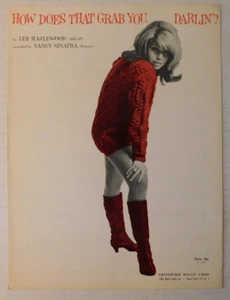 SHEET MUSIC Nancy Sinatra"How Does That Grab You, Darlin'?" © 1966 - Picture 1 of 2