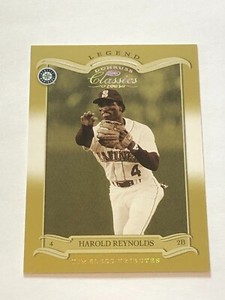 Harold Reynolds 2003 Donruss Classics Timeless Tributes Parallel /100 Mariners