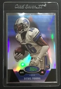 2011 eTopps #2 TITUS YOUNG Rookie RC 🏈 Lions #/749 🏈 In Hand 🏈 FREE SHIP 🏈 - Picture 1 of 2