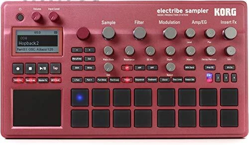 Korg Electribe 2 Sampler RD campionatore Sequencer con 16 Pad sensibili Rosso