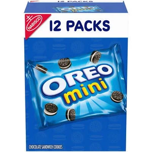 OREO Mini Chocolate Sandwich Cookies, 12 Snack Packs - Picture 1 of 5