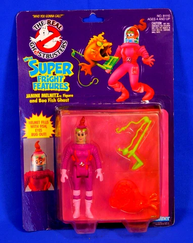 REAL GHOSTBUSTERS SUPER FRIGHT FEATURES JANINE MELNITZ 1986 KENNER Cover
